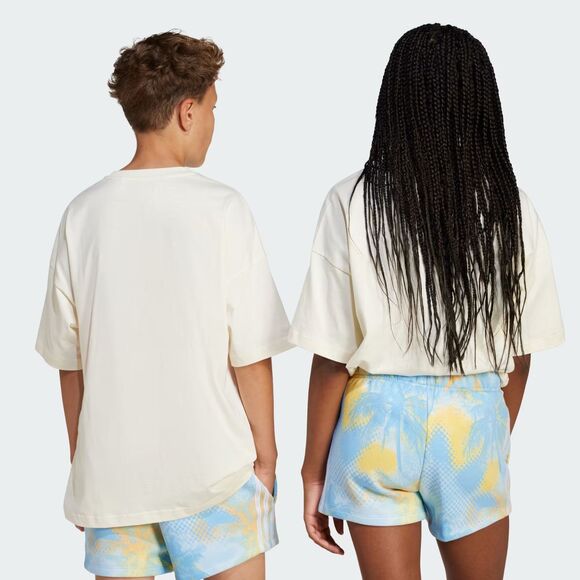 NWT Adidas Originals Tee 'Cream White' (Kids L) JD2916 - Picture 4 of 9